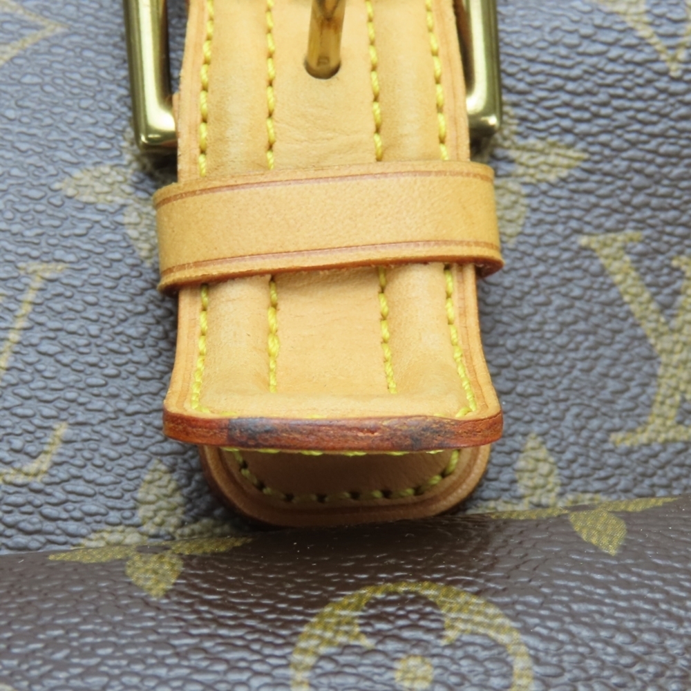 LOUIS VUITTON Authentic Brown Monogram Leather Tote Bag - Picture 15 of 16